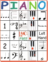 PIANO Bingo Game