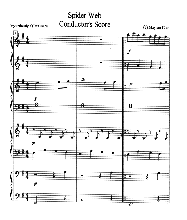 Spider Web Ensemble - Level 3, 4, & 5