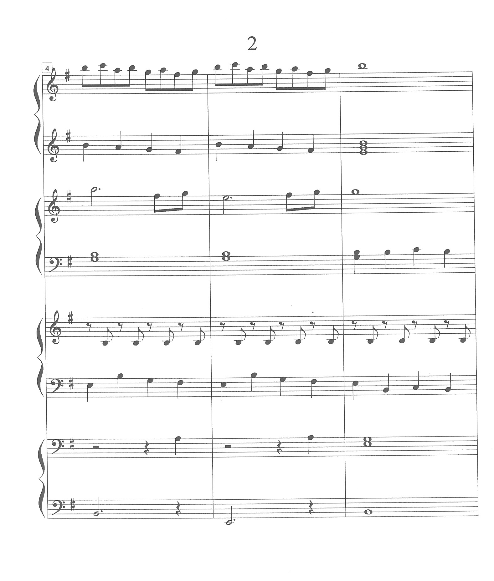 Spider Web Ens., Cond. Score p.2