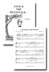 Jack & The Beanstalk Operetta for Level 1-4 Students