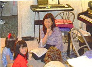 Cherryl & her EZ Keys students